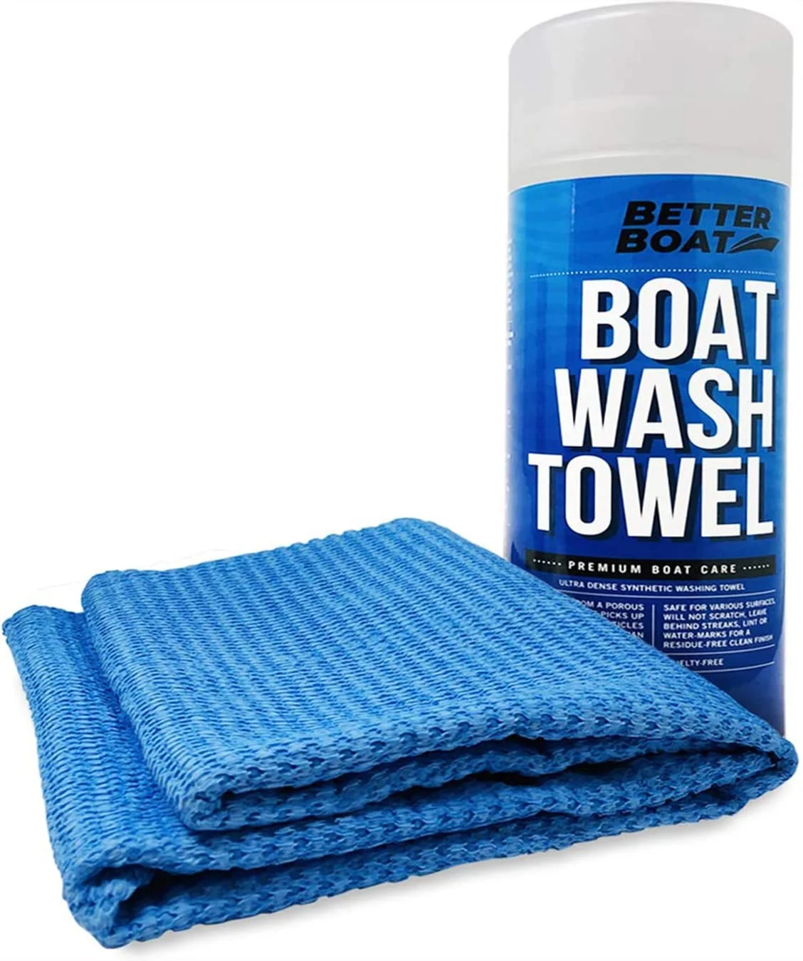 Better Boat Synthetic Chamois Cleaning Cloth Premium Super Absorbent Drying Towel for Car and Marine Use (66 cm x 43 cm, 1 Pack) hu9y3