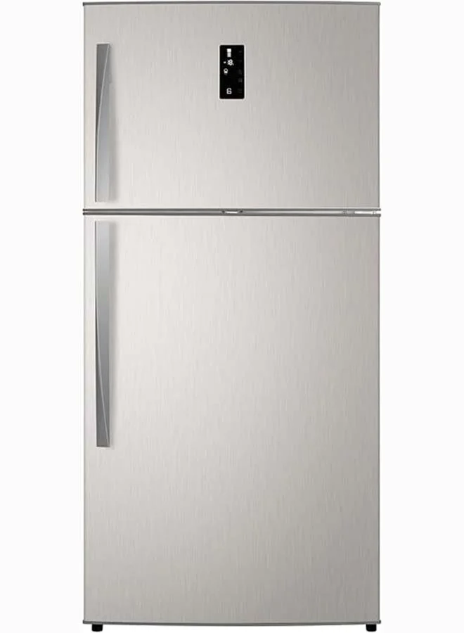 GREE Double Door Top Mount Refrigerator with Intelligent Inverter Compressor (Silver, 389 L) qafhx
