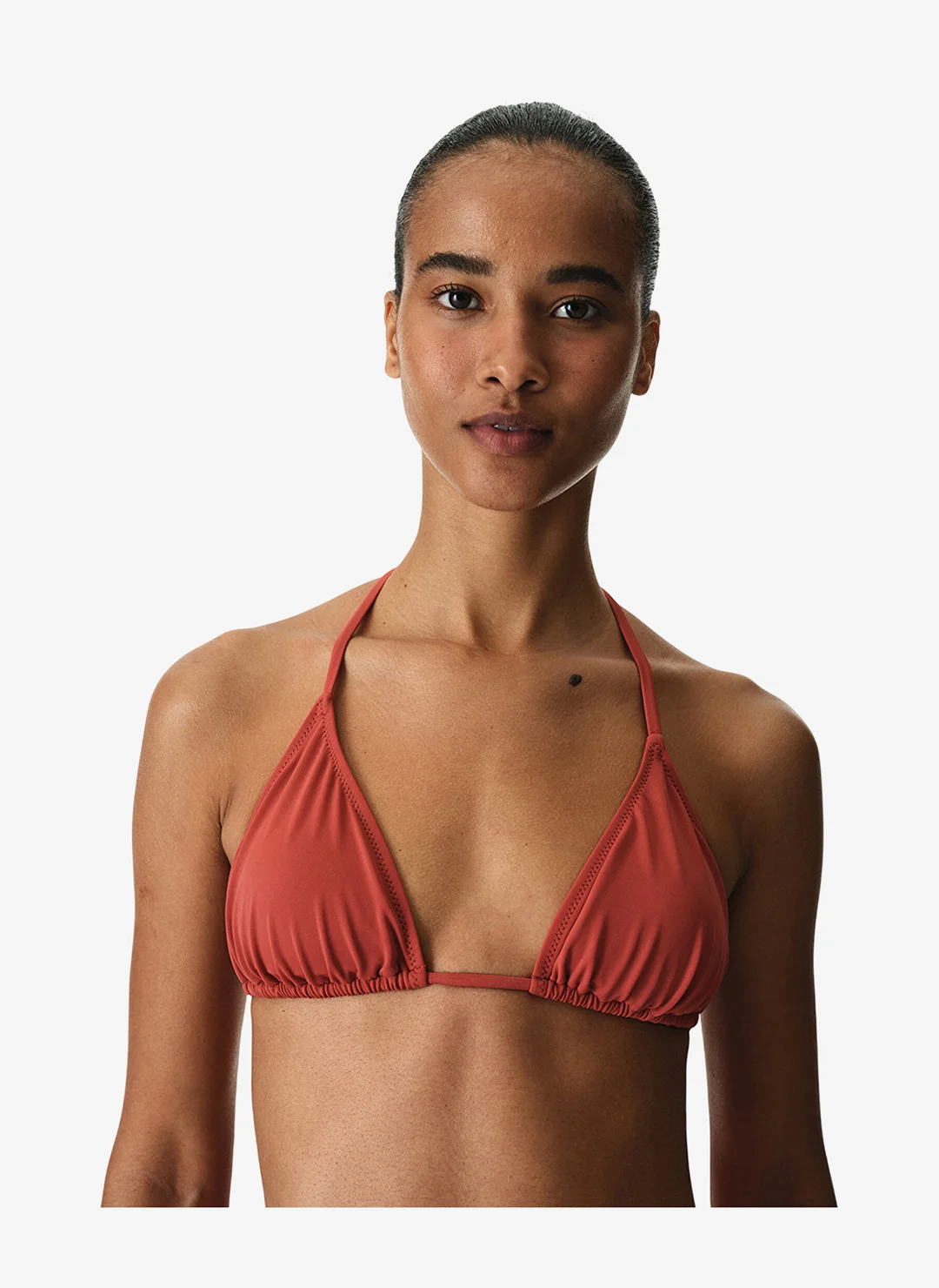 Penti Women Triangle Bikini Top Premium Polyamide Swimwear (Cinnamon, One Size) kfxhs