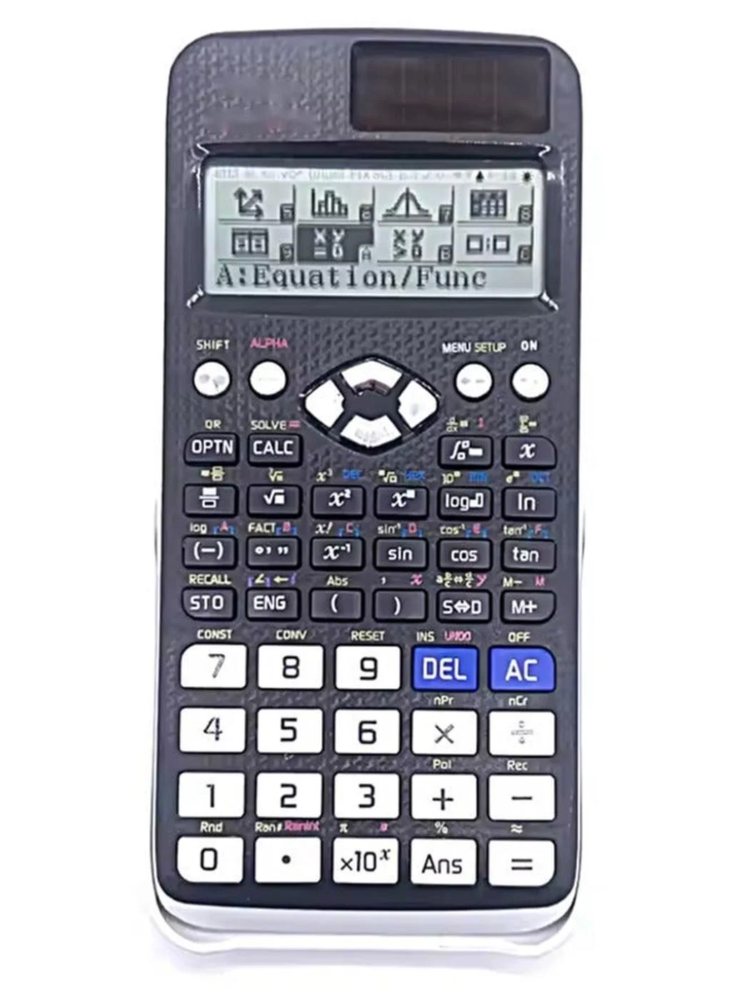 AQUILUX Scientific Calculator Advanced Mathematical Tool for Students and Professionals (Black, 162 Functions) u49hy
