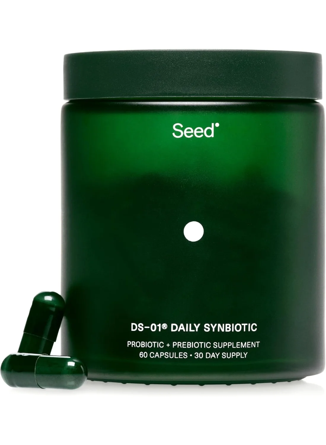 Daily Synbiotic Prebiotic and Probiotic Supplement for Digestive and Immune Support (60 Capsules) 5jz80