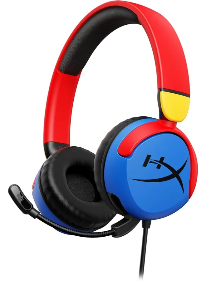 Premium Wired In-Ear Gaming Headset with Tuck-Away Boom Microphone and 3.5mm Universal Jack (Multi-Color, 1 Unit) t2ix1
