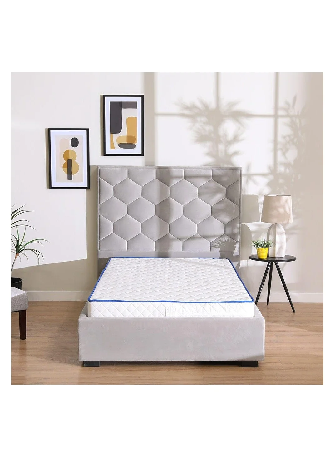 Danube Home Foam Mattress Single Bed Orthopedic Support Pressure Relief (White, 130x70x10 cm) fo8mt