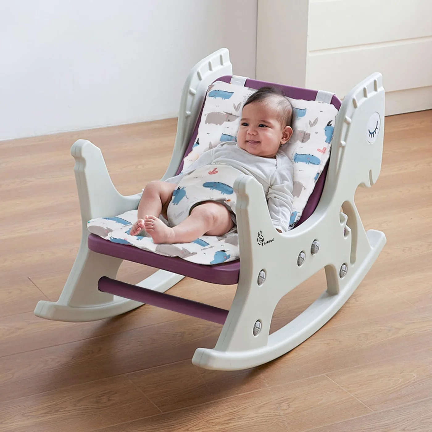 Premium Baby Rocker and Nap Chair for Infants (Comfortable Ergonomic Design, Grey, 1 Pack) ec1dd