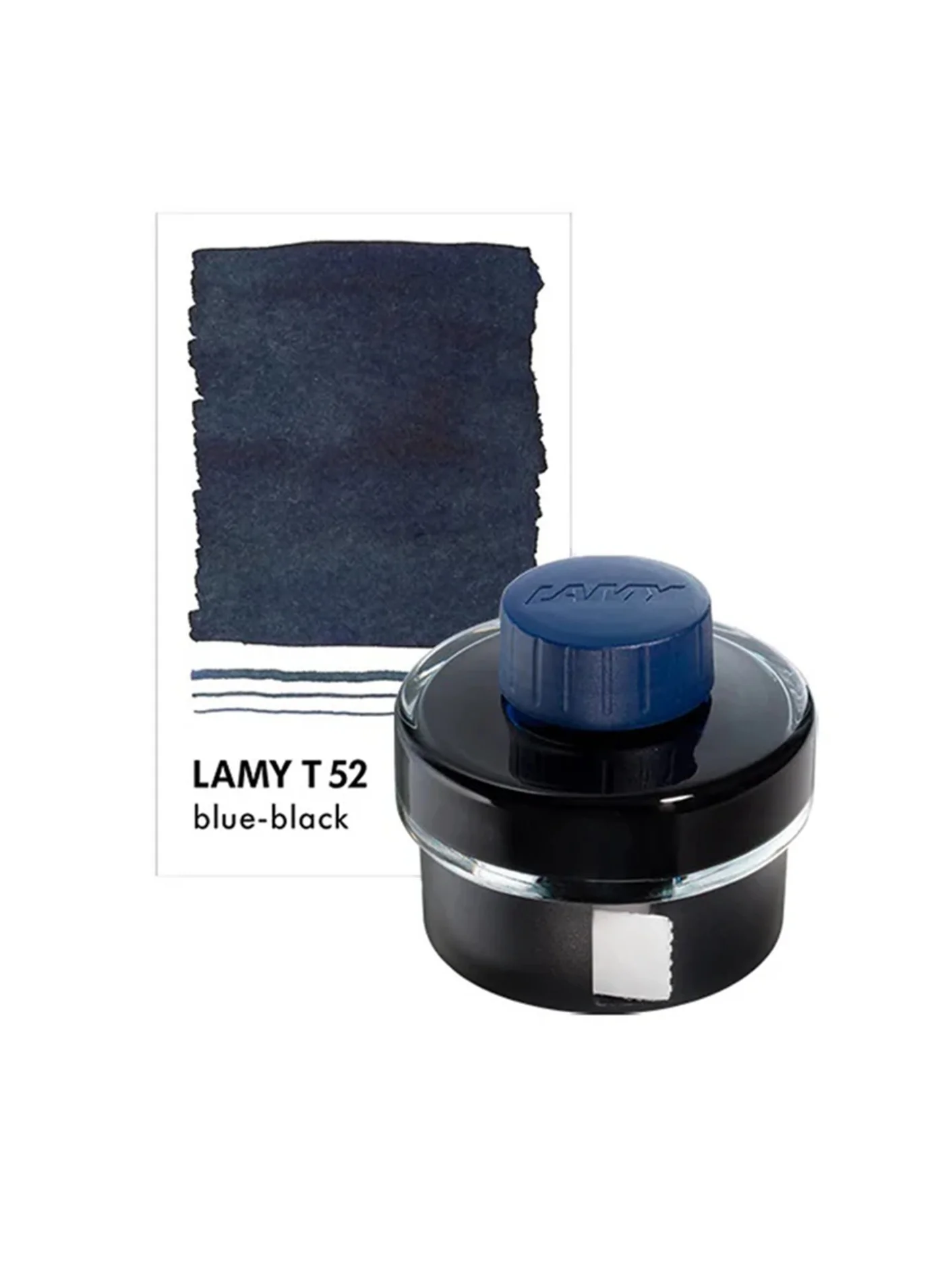 Premium Fountain Pen Ink T52 Refill Fluid (Blue-Black, 50 mL) yzbvq