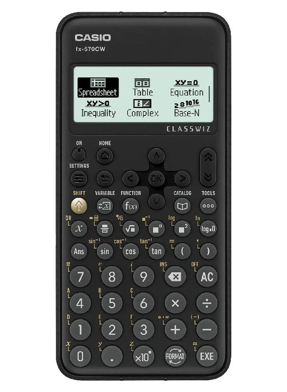 Premium Scientific Calculator with High-Resolution Display and Advanced Mathematical Functions (Black) w8qj7