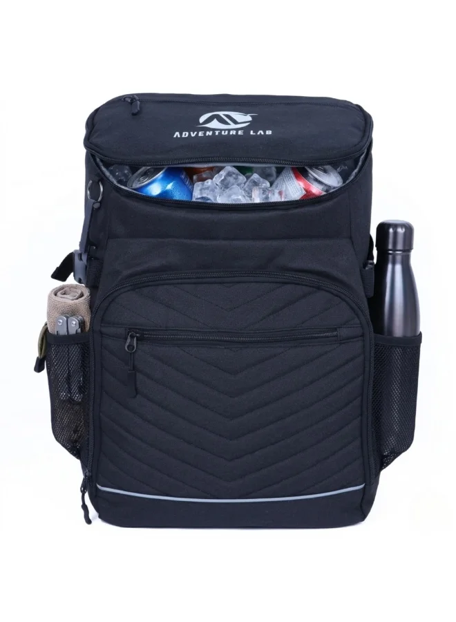 Adventure Lab Insulated Cooler Backpack Premium Thermal Bag Leak Proof Large Capacity for Beach Picnic Camping (30 L) ehm5f