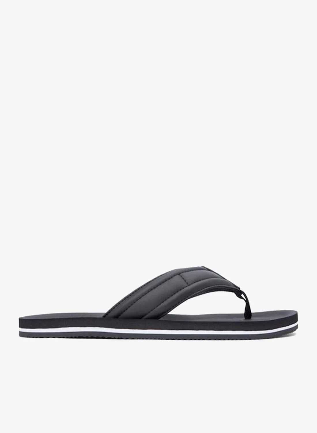 Premium Padded Strap Flip-Flops Casual Summer Beach Sandals for Men (Navy, 42 EU) zufl0