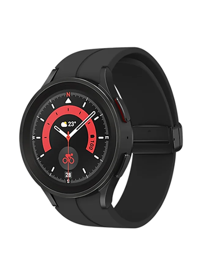 Ultra-HD Premium Smartwatch 45mm Titanium Case GPS & Cellular Connectivity (Black, 45mm) oe0bh