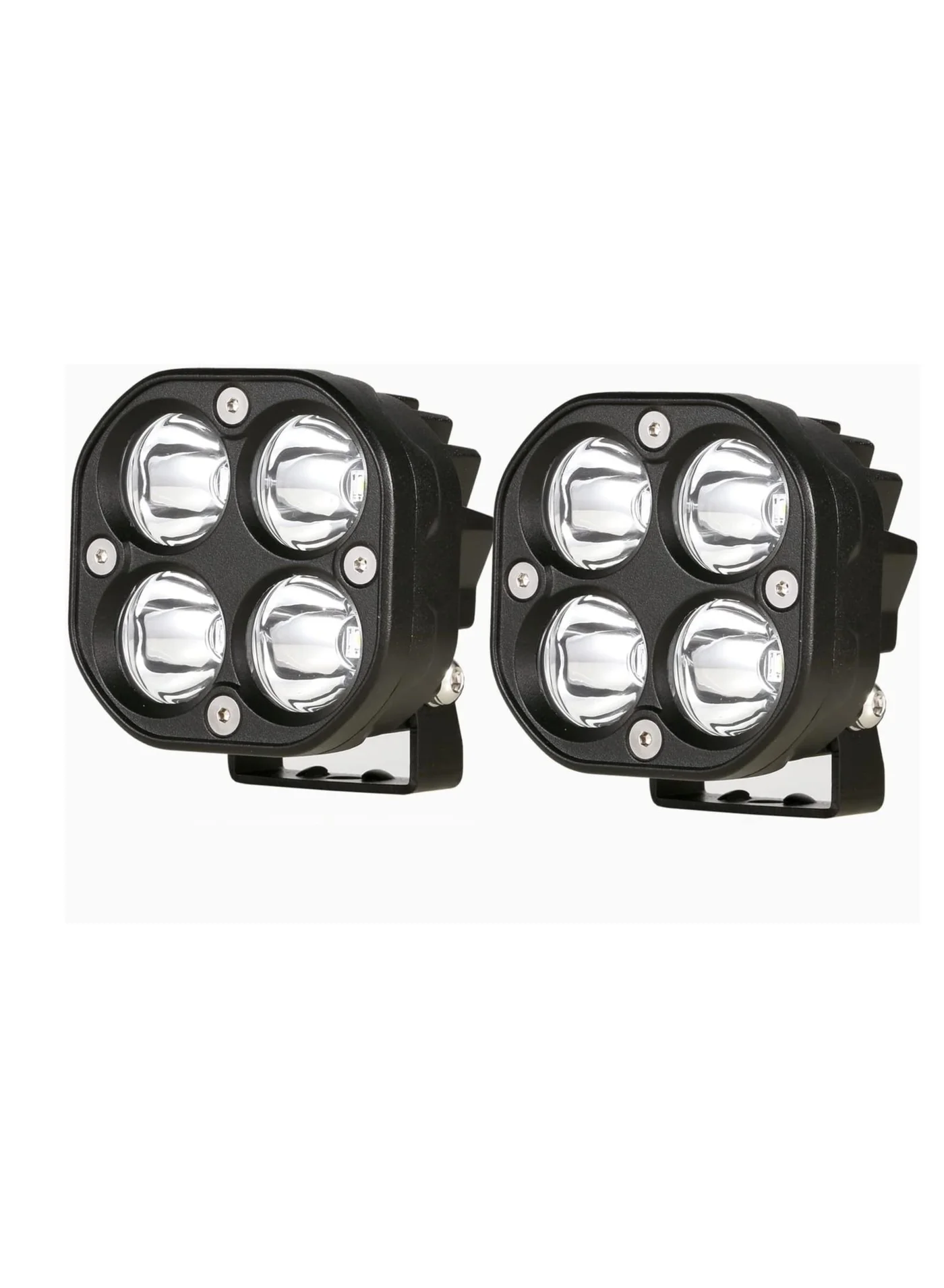 TBS DESIGN LED Fog Lights 3 inch Waterproof Driving Lamps High-Intensity Offroad Lighting for Trucks SUVs ATVs (White, 40W, 2PCS) zxbcd