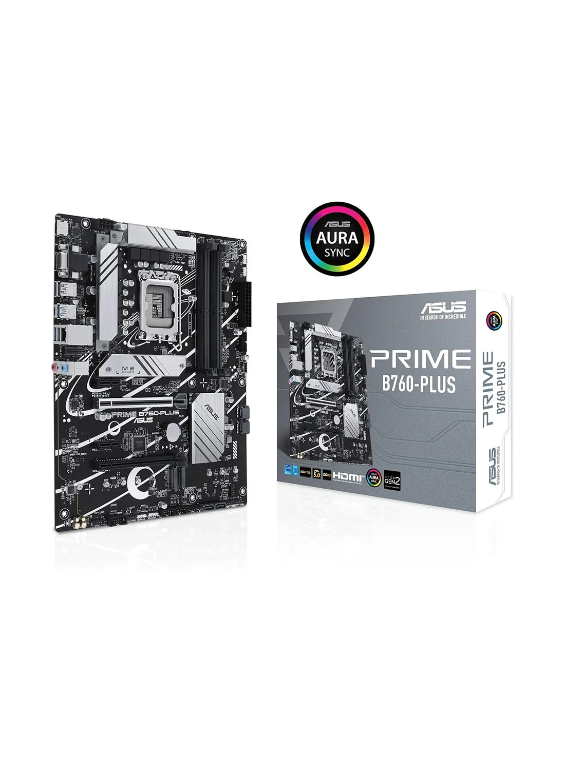 Premium B760-PLUS ATX Motherboard LGA 1700 Socket DDR5 Support PCIe 5.0 High-Performance Desktop Component gzbiv