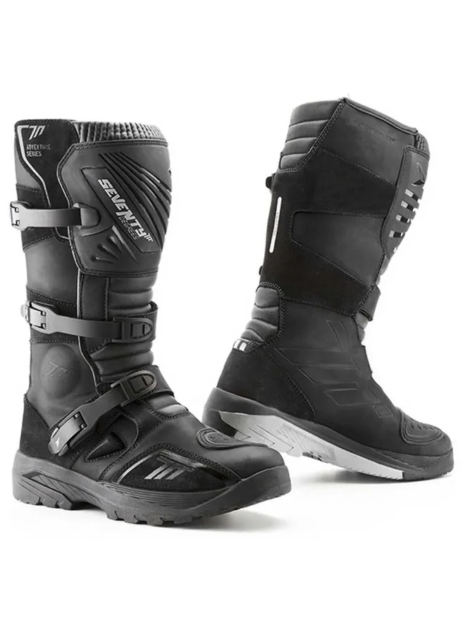 Seventy Degrees SD-BA4 Adventure Trail Road Boots (Black, Unisex) u9m8r