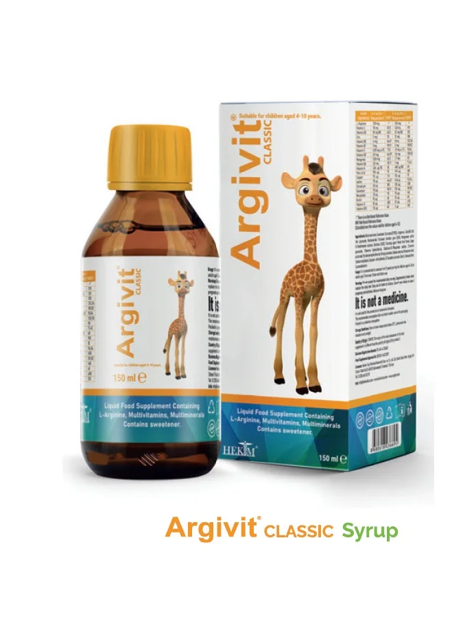 Argivit Classic Multivitamin Syrup Premium Nutritional Supplement for Kids and Adults (150 mL) 86v7i