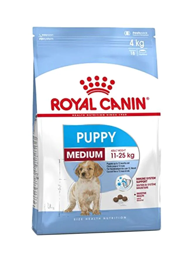 Premium Medium Breed Puppy Dry Food (Nutrient-Rich Formula for Growing Dogs, 4kg) p97fr