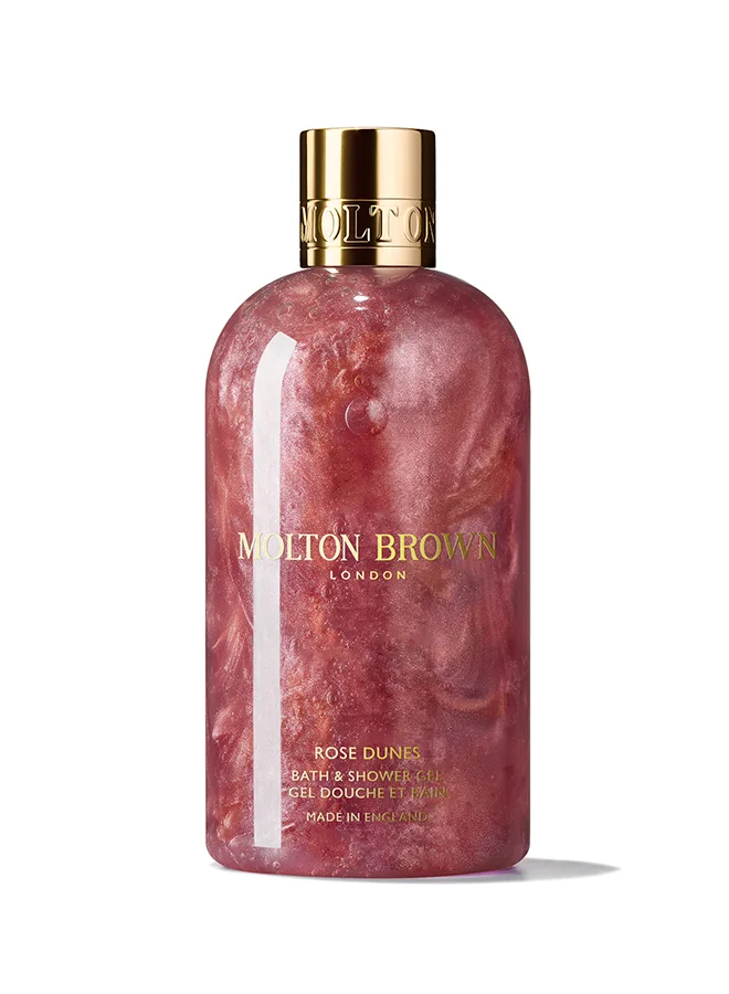 MOLTON BROWN Rose Dunes Bath & Shower Gel Premium Fragranced Body Wash (300 mL) jplde