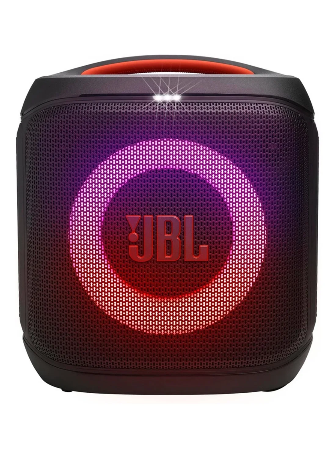 Premium Audio Portable Bluetooth Speaker with LED Light Effects and Deep Bass (Black) fw2wn