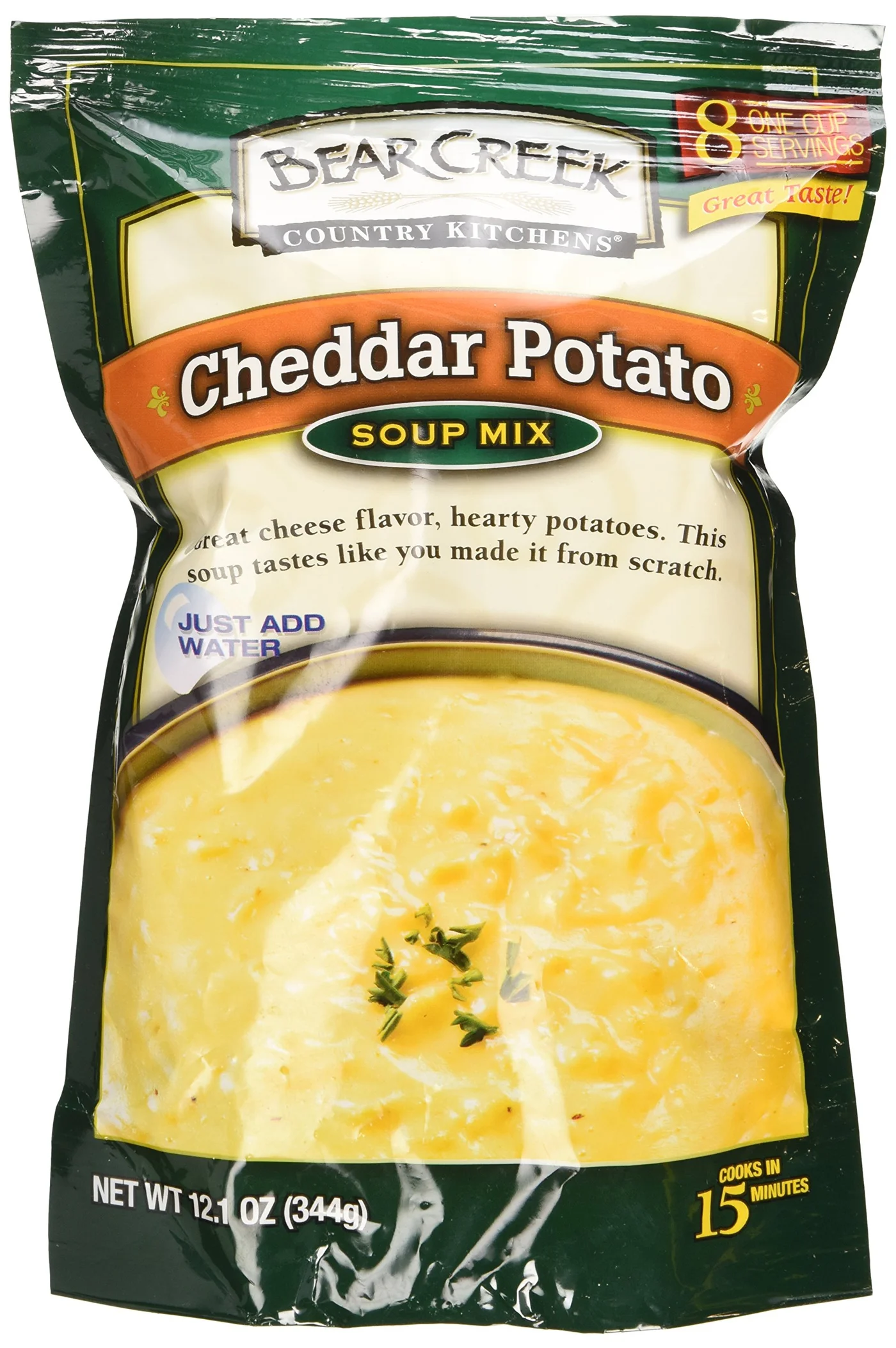 Bear Creek Country Kitchen Cheddar Potato Soup Mix (Pack of 3, 300g) sy6he