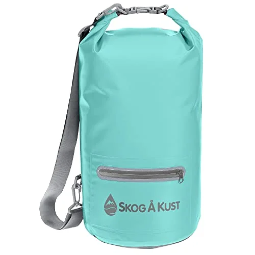 Skog Kust DrySak Waterproof Roll Top Dry Bag Premium Outdoor Gear for Travel and Hiking (Mint, 20L) gmsz4