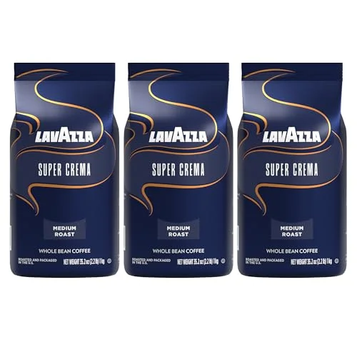 Premium Italian Espresso Whole Bean Coffee Blend (3 x 1 kg Pack) jh7bn