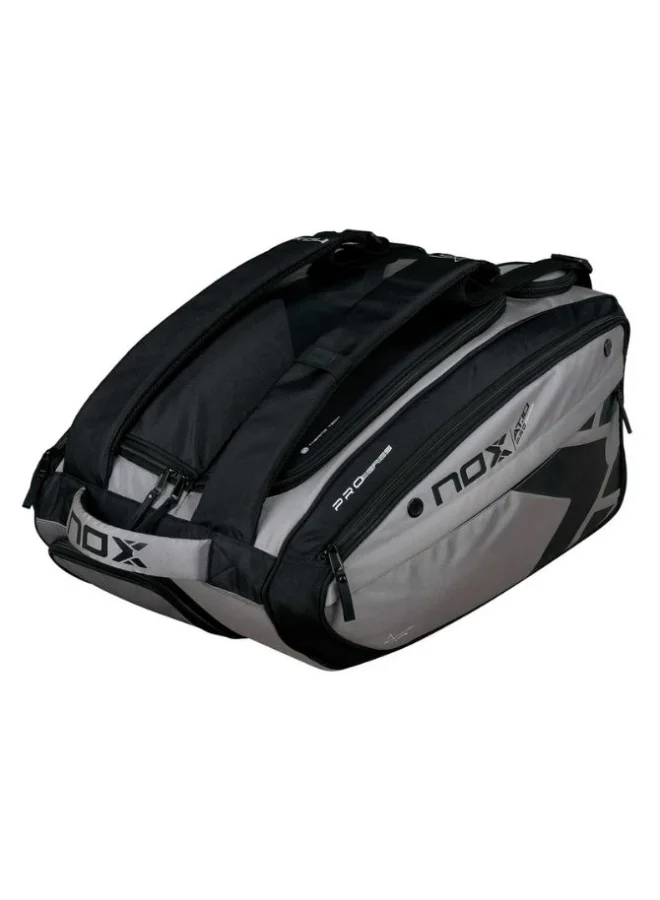 Nox AT10 Competition XL Compact Padel Bag Professional Sports Equipment (Black, 60 cm) 3xitc