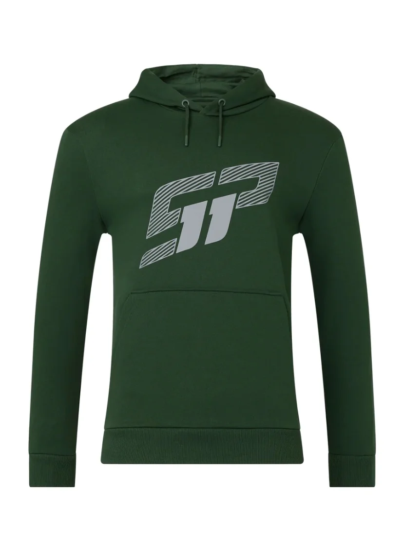 Premium Reflective Hoodie Unisex Sportswear Casual Pullover (Grey, Large) wynch