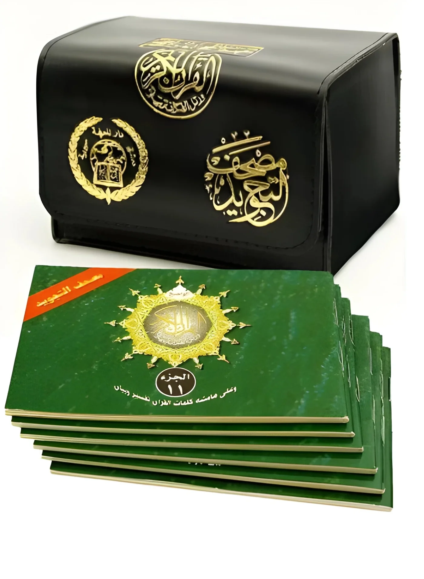 Premium Tajweed Quran 30 Parts Landscape Edition (Leather Case, 30-Volume Set) d5r57