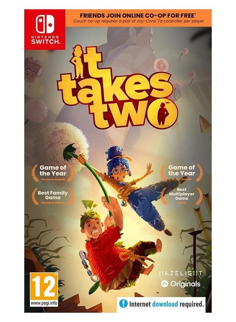 It Takes Two Video Game for Nintendo Switch (Standard Edition, Physical Media) i7nrf