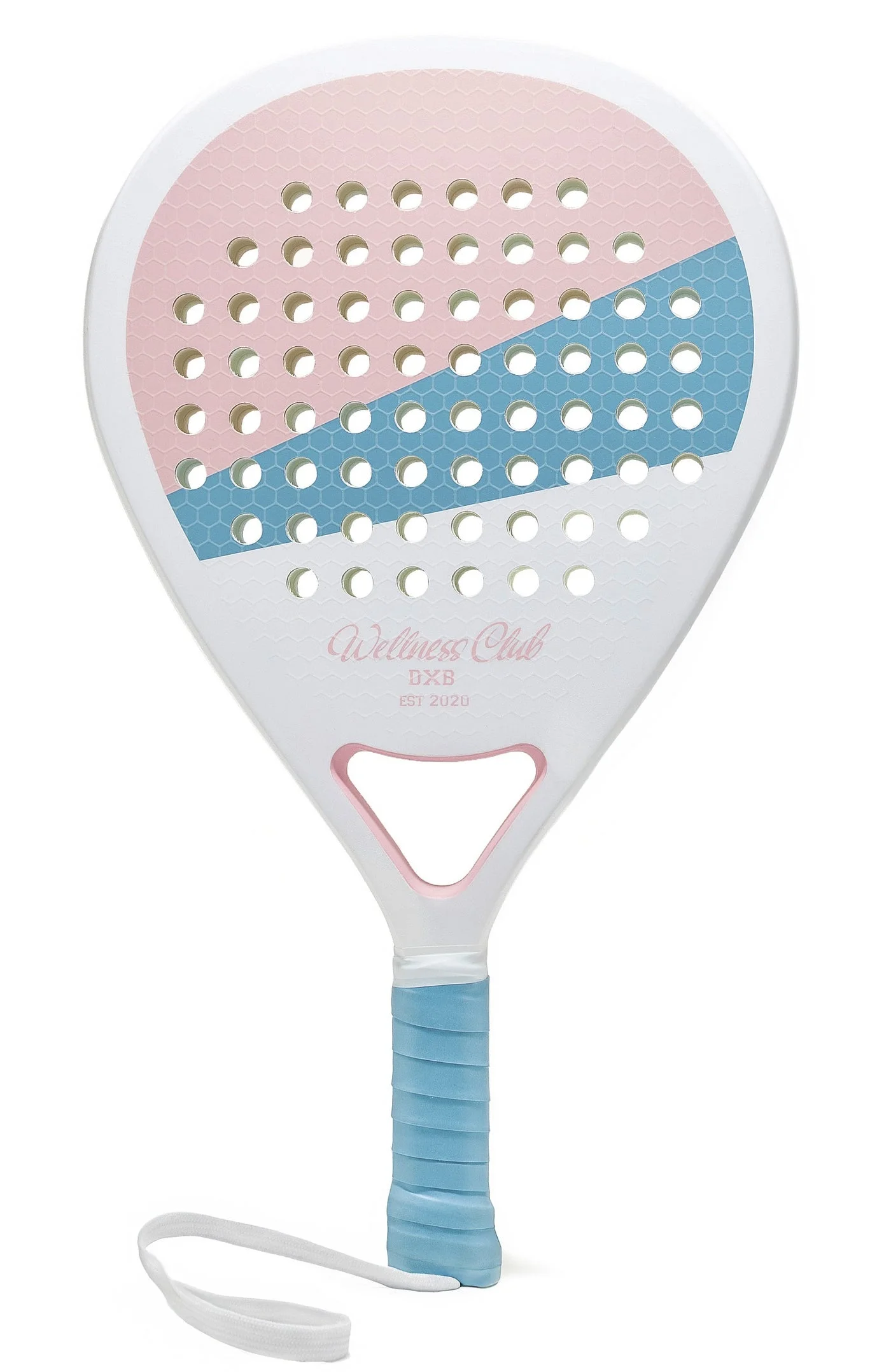 Prickly Pear Cotton Candy Smash Padel Racket with Travel Bag (Carbon Fiber, Even Balance) tesie