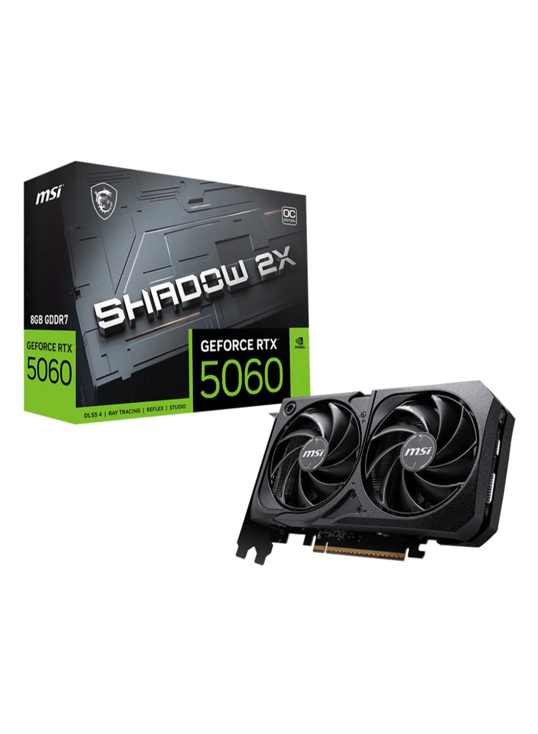 Premium Dual-Fan Gaming Graphics Card 8GB GDDR7 128-bit High-Performance GPU for Desktop PC (8GB) g80wp
