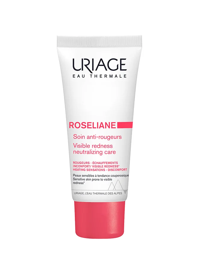 Uriage Roseliane Soothing Face Cream for Reactive Skin with Alpine Thermal Water and Rose Extract (40 mL) fu9tj