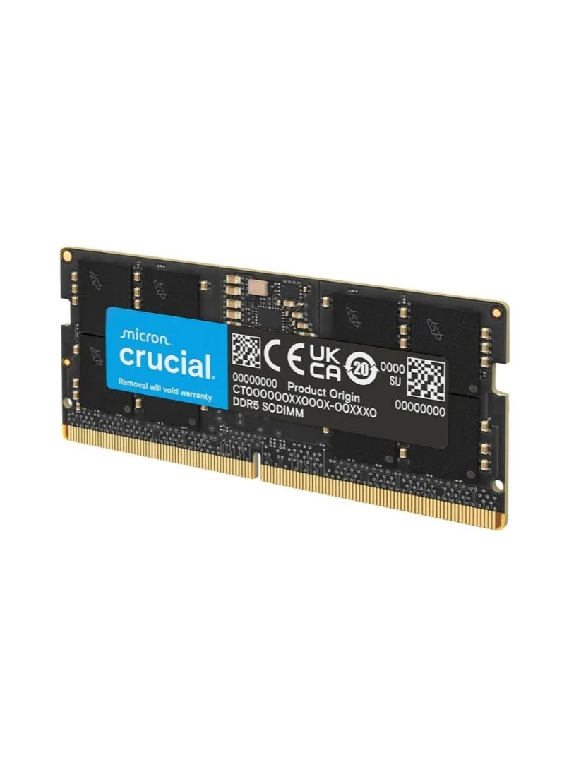 Premium DDR5 64GB Laptop Memory Kit (2x32GB) 5600MHz High-Performance RAM Upgrade (Black) wtigg