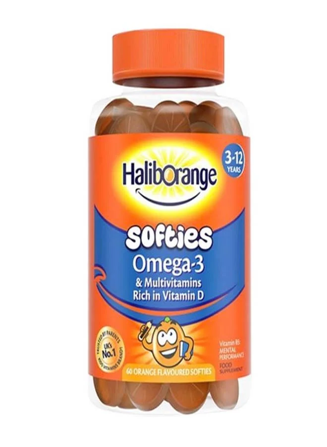Haliborange Omega 3 and Multivitamins Gummies for Kids (60 Count) baa0g