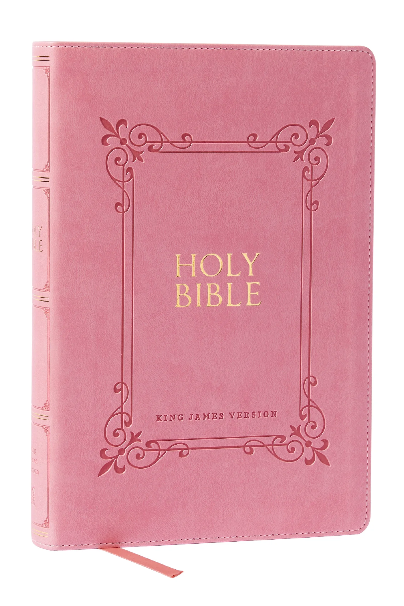 Premium King James Version Holy Bible Large Print Edition with Cross References (Pink Leathersoft, Adult) wp203