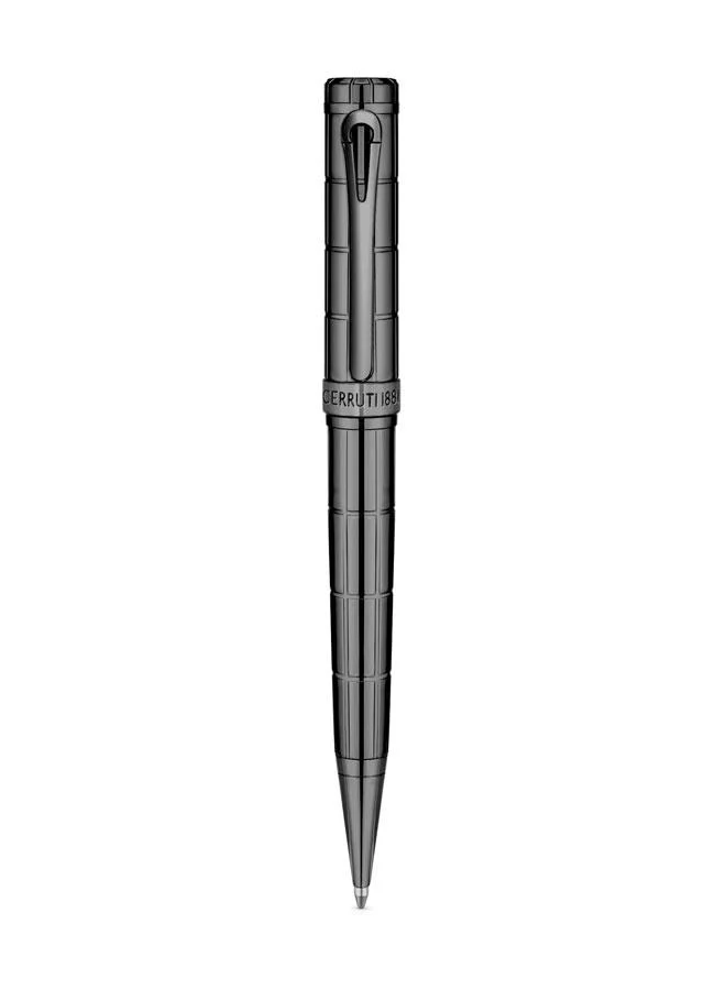 CERRUTI 1881 Premium Writing Pen Sleek Grey Finish (Blue Ink, 14 cm) mgnsi