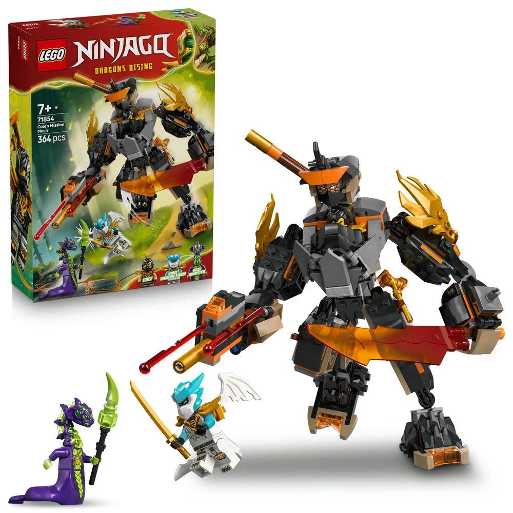 Building Blocks Mission Mech and Dragon Construction Set (Premium Plastic, 364 Pieces) 2g9qa