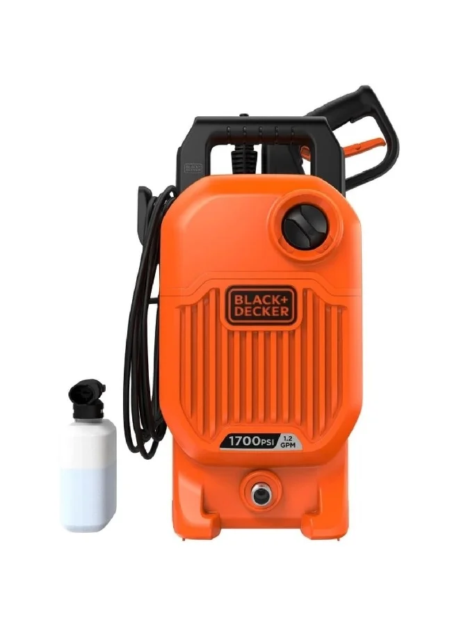 Premium Corded Compact Pressure Washer 1700W 1800PSI High-Pressure Cleaning Tool (Orange and Black, 30 x 40 x 40 cm) f350l