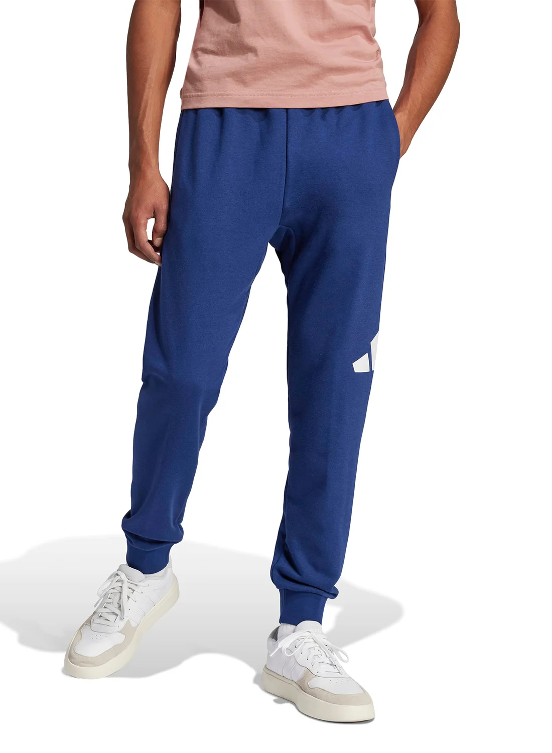 Sport Essential Logo Sweatpants Premium Cotton Blend Comfortable Athletic Joggers for Men (Black, Large) 972gz