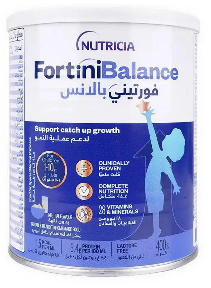 Nutricia Fortini Balance Nutritional Supplement Powder (Neutral Flavor, 400 g) aqibj