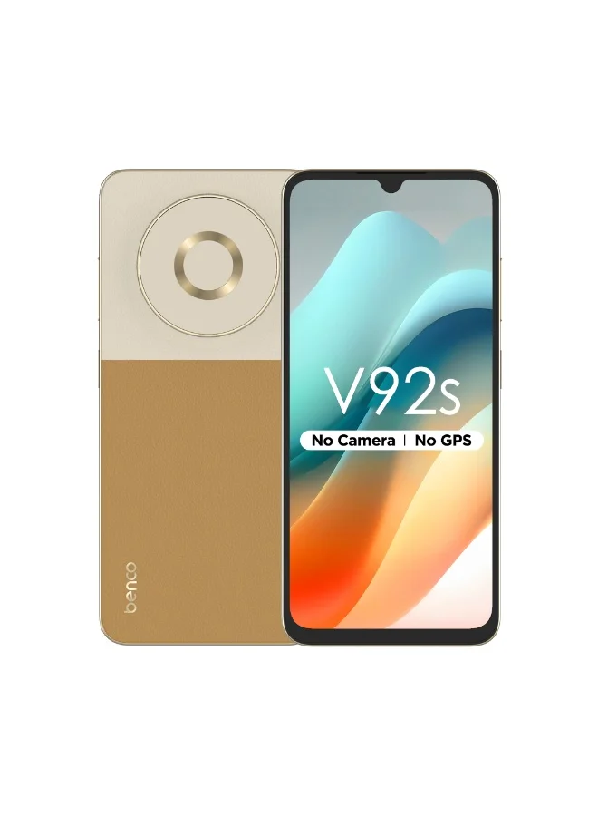 Benco V92s 4G Smartphone 8GB RAM 128GB Storage 6.72-inch Display Sahara Gold (No Camera No GPS) kbkne