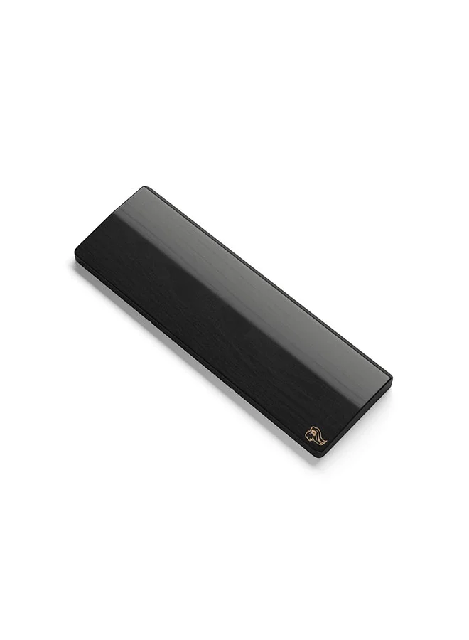 Premium Wooden Wrist Rest for Compact Mechanical Keyboards Ergonomic Palm Support (Black, 30 cm) nczi1