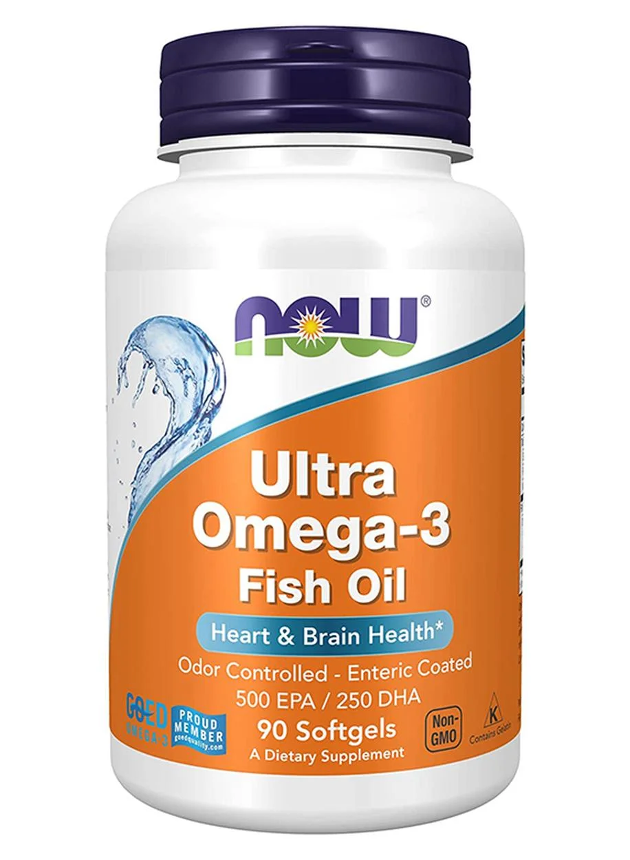 Premium Ultra Omega-3 Fish Oil Supplement (500mg EPA, 250mg DHA, 90 Softgels) 81g1f