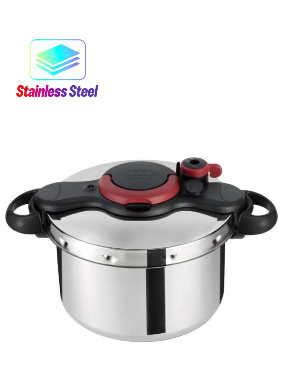 Premium Stainless Steel Pressure Cooker (Silver, 9 L) - High-Efficiency Kitchen Cookware for Fast Cooking xexic