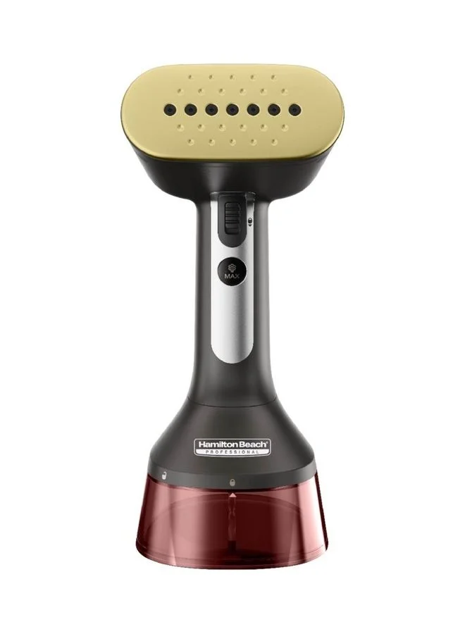 Professional Handheld Garment Steamer with Fabric Brush and 300 mL Water Tank (Maroon, 1740 W) uov30