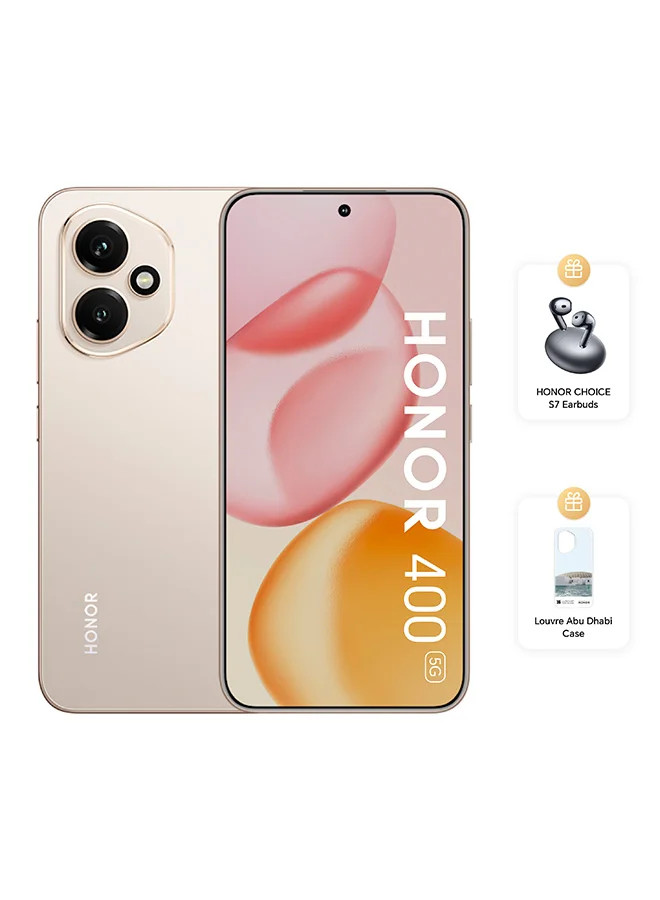 Premium 5G Smartphone 12GB RAM 512GB Dual SIM Desert Gold (6.55-inch Display, 50MP Camera) - Middle East Version nswox