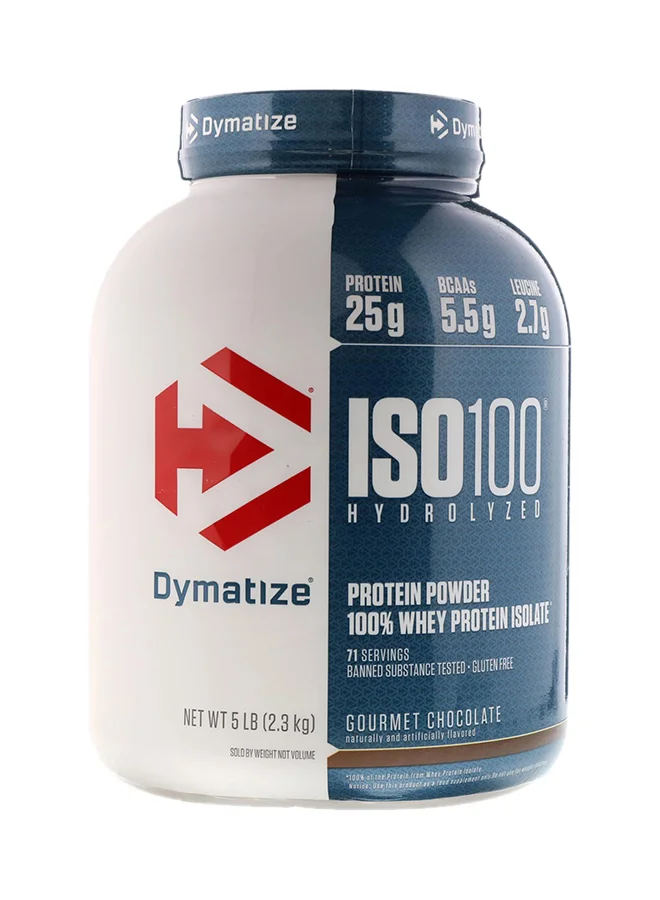 Dymatize ISO 100 Hydrolyzed Whey Protein Powder Gourmet Chocolate (2.27 kg) k681t