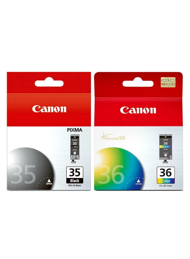 Premium Inkjet Cartridge Set (Black and Color) Compatible Replacement Ink for Printers (2-Pack) pz86u