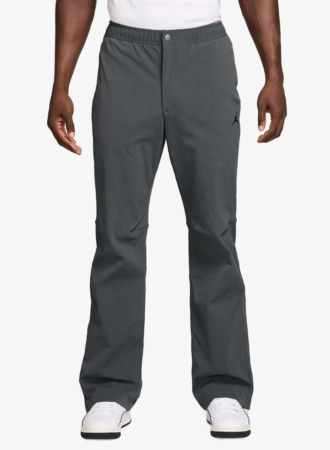 Premium Basketball Flight Essential Sweatpants Athletic Joggers for Men (Black, Large) s0obd