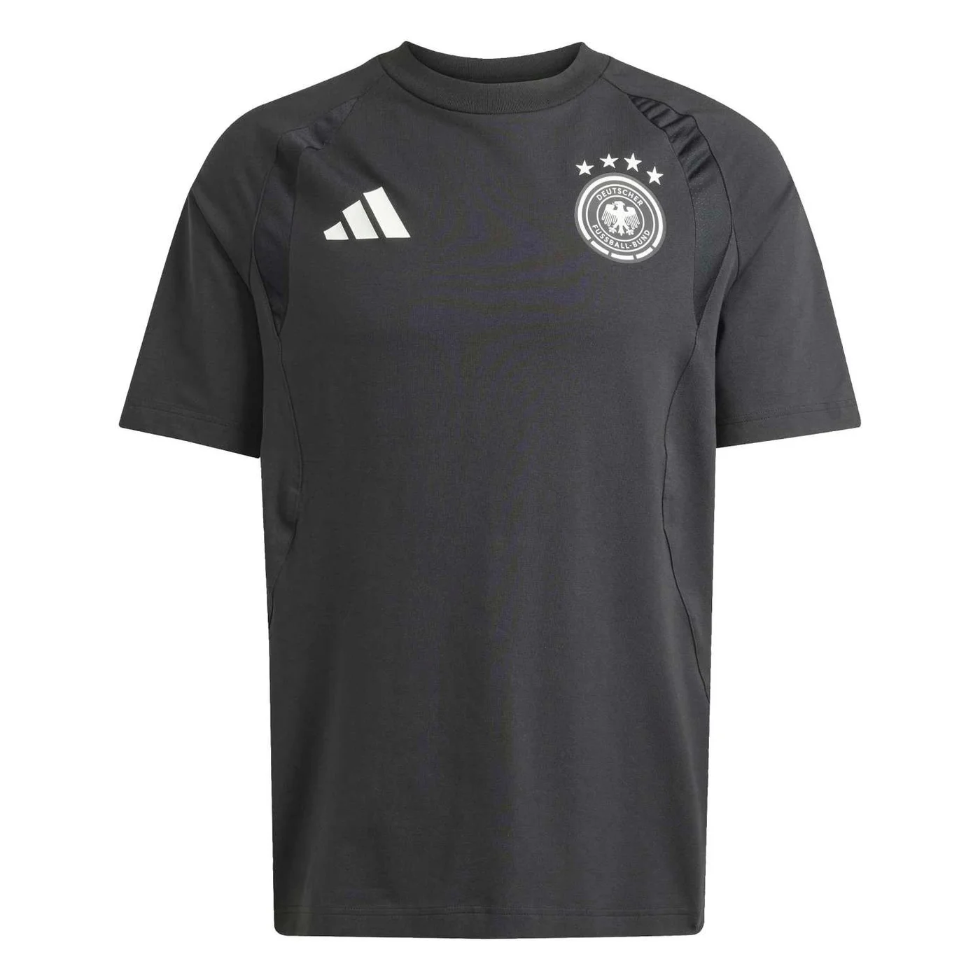 Sport Germany Tiro Travel Tee Premium Breathable Athletic Shirt for Men (Black, Large) pbskm