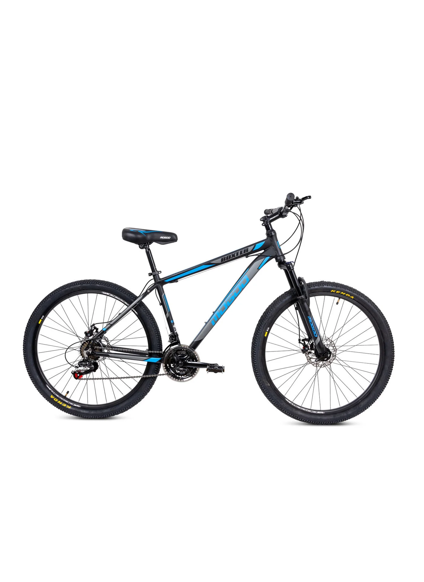 MOGOO Mountain Bike 27.5-Inch Alloy Frame 21-Speed Bicycle with Adjustable Seat (Black, 27.5-Inch) n9xl5