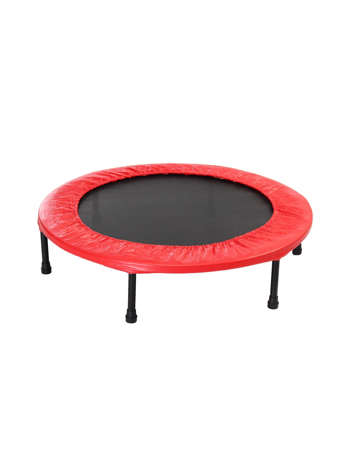 H PRO Mini Fitness Trampoline Premium Iron Rebounder for Kids and Adults (Red, 40 Inch) 80ak3